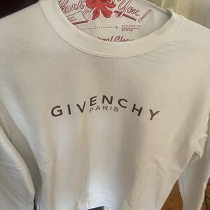 Givenchy Paris White Sweatshirt